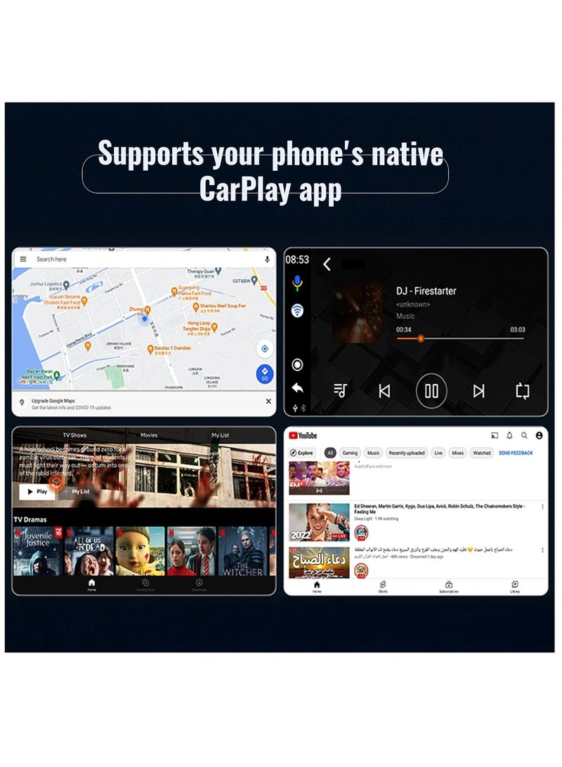RATSAW Wireless CarPlay Adapter 2025 Upgrade Plug and Play USB Dongle, Convert Wired CarPlay Android Auto to Wireless, No Latency, Fast Connection, USB Dongle, 5 GHz WiFi, High-End Chipset For iPhone and Android Phones - Image 5