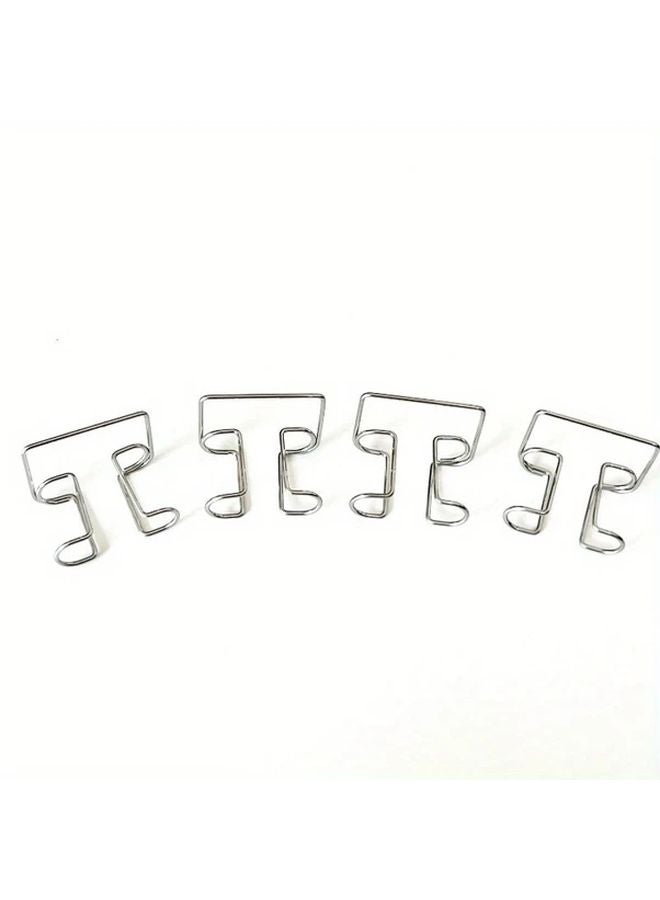 4pcs Stainless Steel Dental Roll Clips Hypoallergenic Oral Cotton Roll Holders For Dental Labs Clinics - Image 3