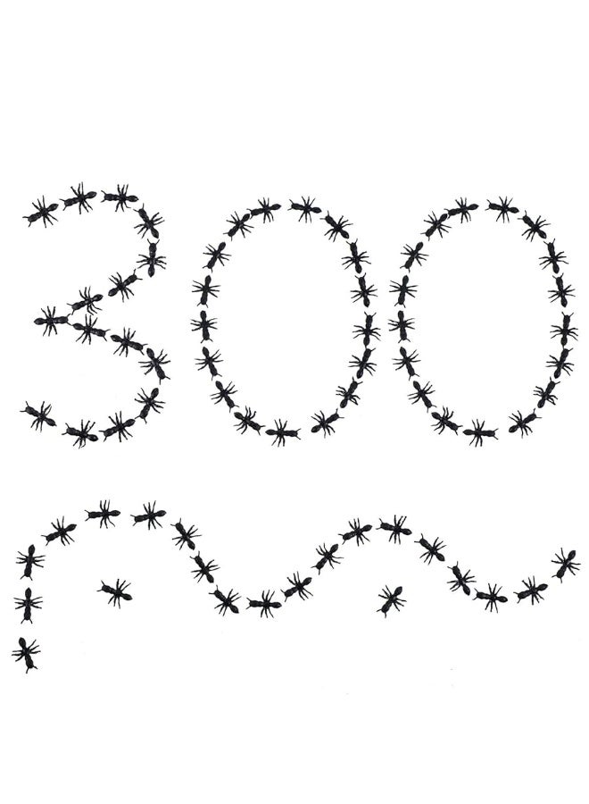 Jovitec 300 Pieces Fake Ants Prank Plastic Black Ant Bugs Joke Toys Realistic Insects for Halloween Party Favors Decoration Props - Image 4
