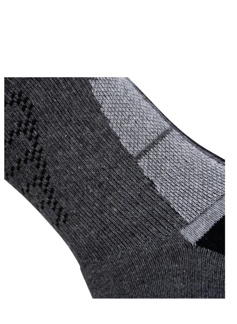 HUNDRED Men'S Sports Socks-High Quarter (Lt Grey) (Hbas-3M058-3) - Image 4
