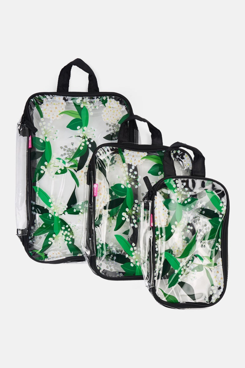 Miamica 3pcs Packing Cubes Set, Black Combo - Image 1