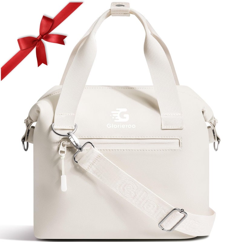 GLORIEROO Pastel Lunch Box Women | Insulated Waterproof Leakproof Lunch Bag Cooler | Adjustable Strap | BPA-Free - Image 1