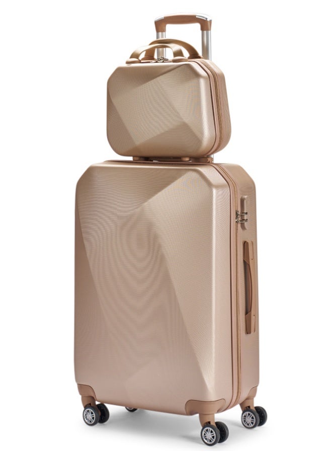 LIMRA Hardside 6 Piece Luggage Trolley Set Gold - Image 2