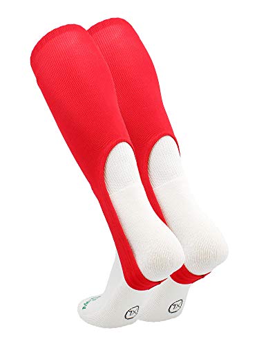 TCK 9 Inch Solid Baseball Stirrups (Scarlet, Large) - Image 2