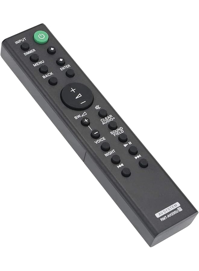 erorex Rmt Ah200U Replaced Remote Control Fit For Sony Sound Bar Sa Ct390 Sa Wct390 Ht Ct390 Ht Rt3 - Image 3