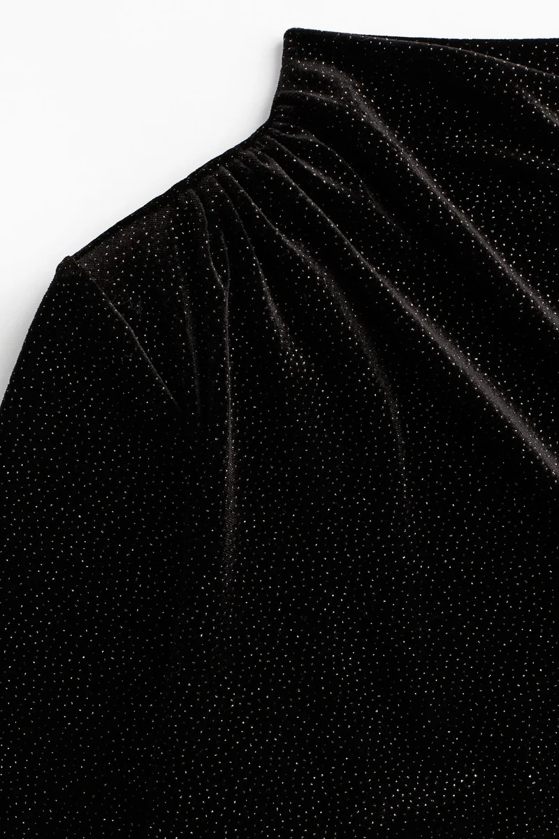 اتش اند ام فستان ميني ببطانة عند الكتف