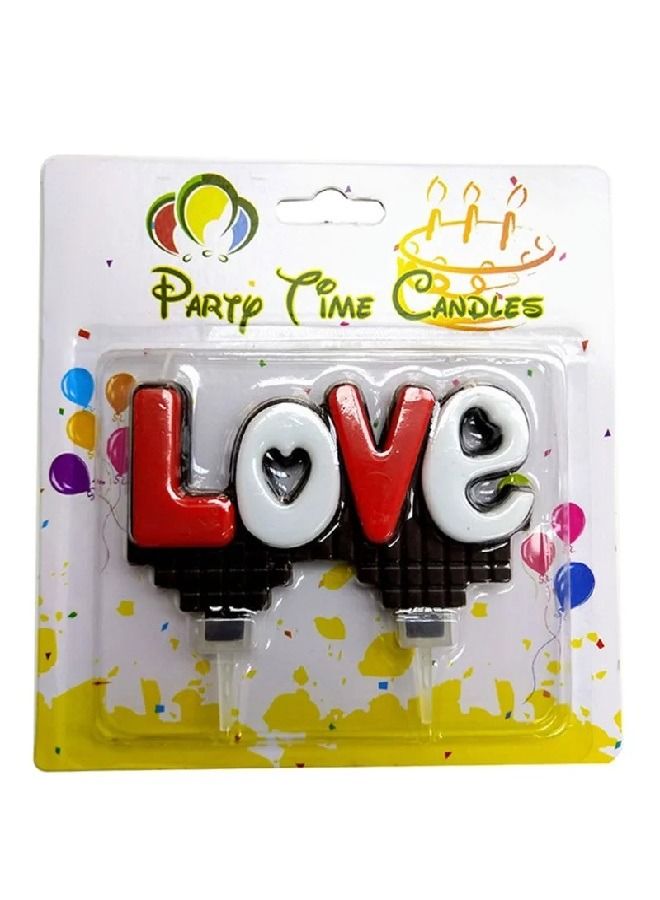 Chocolate Bar Love Candle, Cake Topper