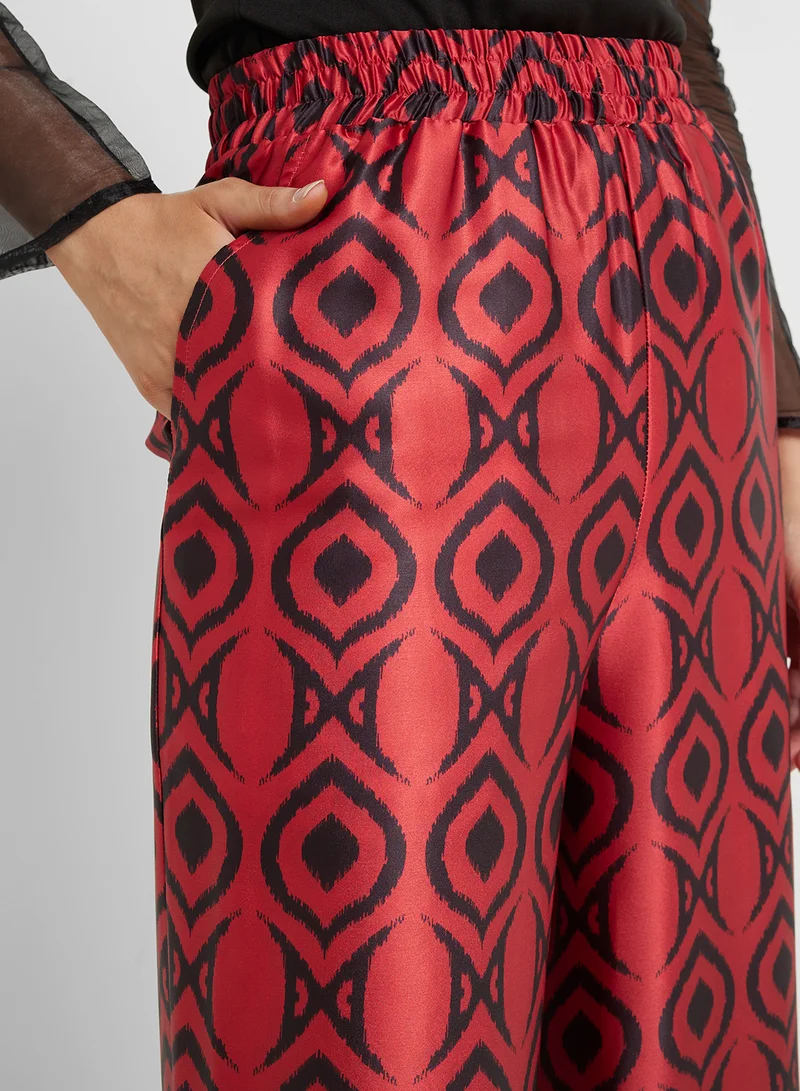 SINOIR WOVEN WOMEN SATIN PANTS