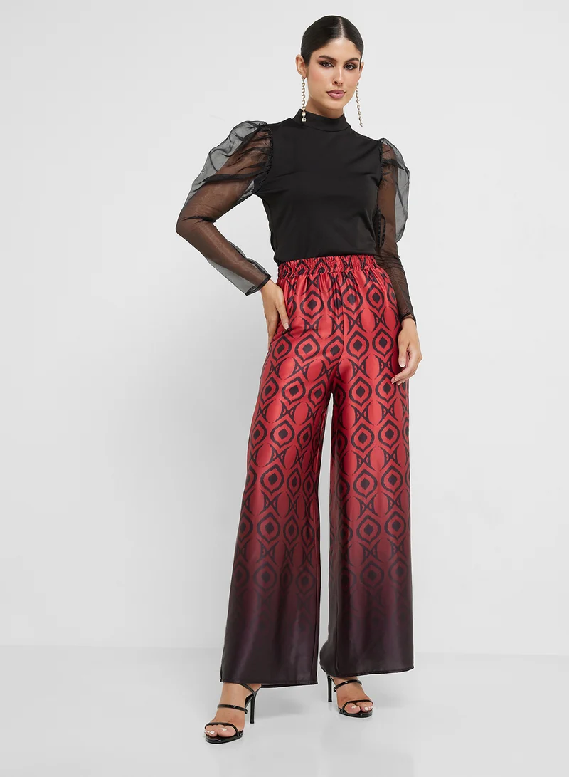 SINOIR WOVEN WOMEN SATIN PANTS