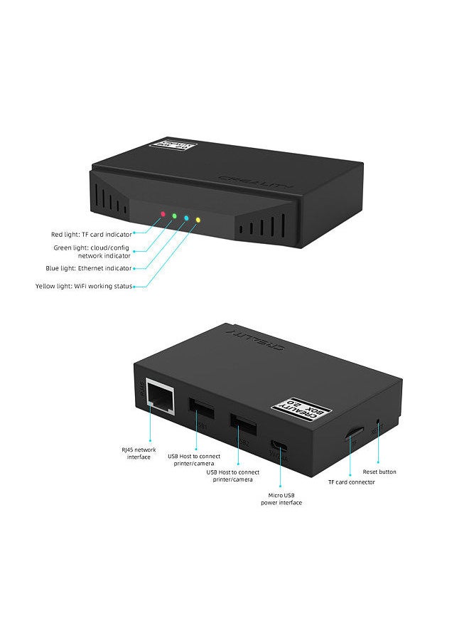 Creality 3D - Printer Camera Monitor Smart Kit WiFi Box HD 1080P Real-Time Remote Control Time-lapse Photography for 3D Printing Cloud Slice Cloud Print with APP 8G TF Card - Image 1