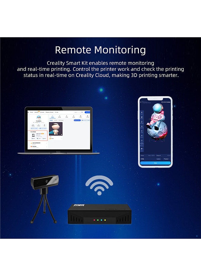 Creality 3D - Printer Camera Monitor Smart Kit WiFi Box HD 1080P Real-Time Remote Control Time-lapse Photography for 3D Printing Cloud Slice Cloud Print with APP 8G TF Card - Image 1