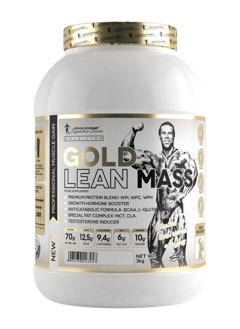 KEVIN LEVRONE مسحوق البروتين جولد لين ماس بنكهة سنيكرز، 3 كجم  - Image 1