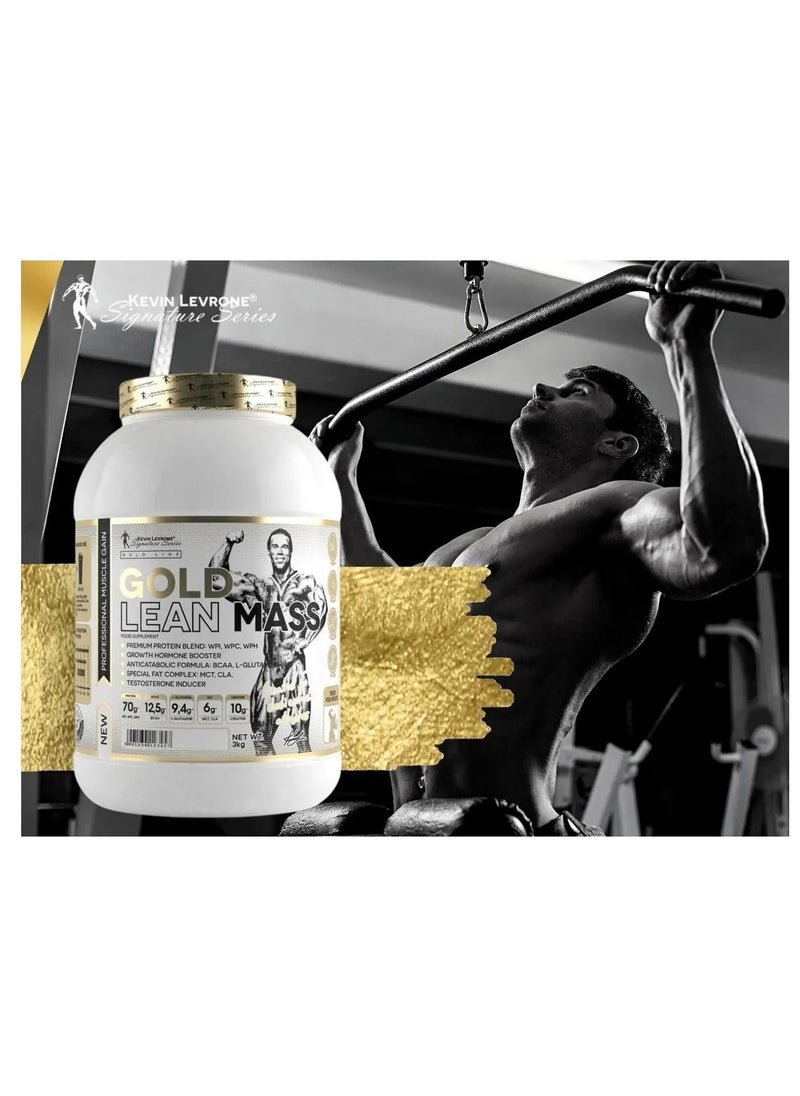 KEVIN LEVRONE مسحوق البروتين جولد لين ماس بنكهة سنيكرز، 3 كجم  - Image 4