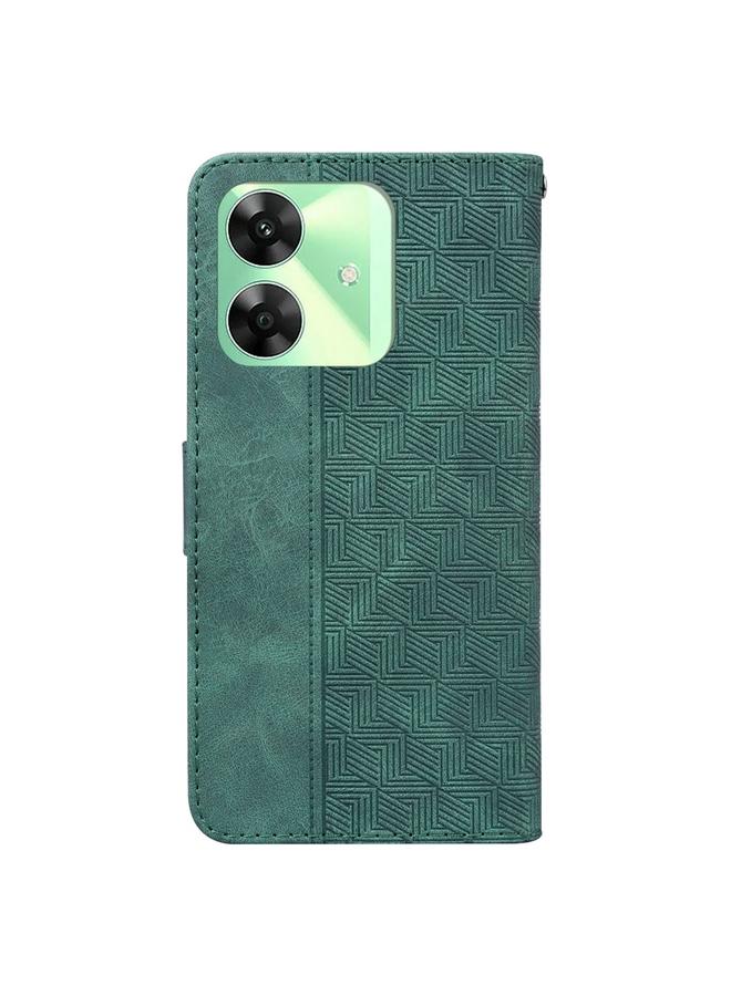 S-TOP Case For Realme C61 / C63 / Note 60 Geometric Embossed Leather Phone Case - Image 4
