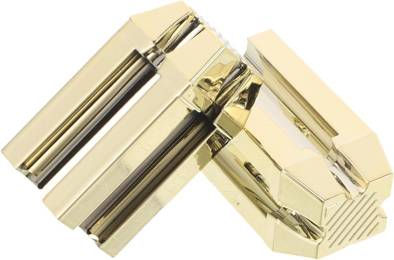 Healifty 2pcs Four-Way Eyebrow Pencil Sharpener Slot with Flat and Pointed Tips, Cosmetic Eyebrow Pencil Carving Tool for Precise Shaping and Refinement, Travel Makeup Accessory - Image 1