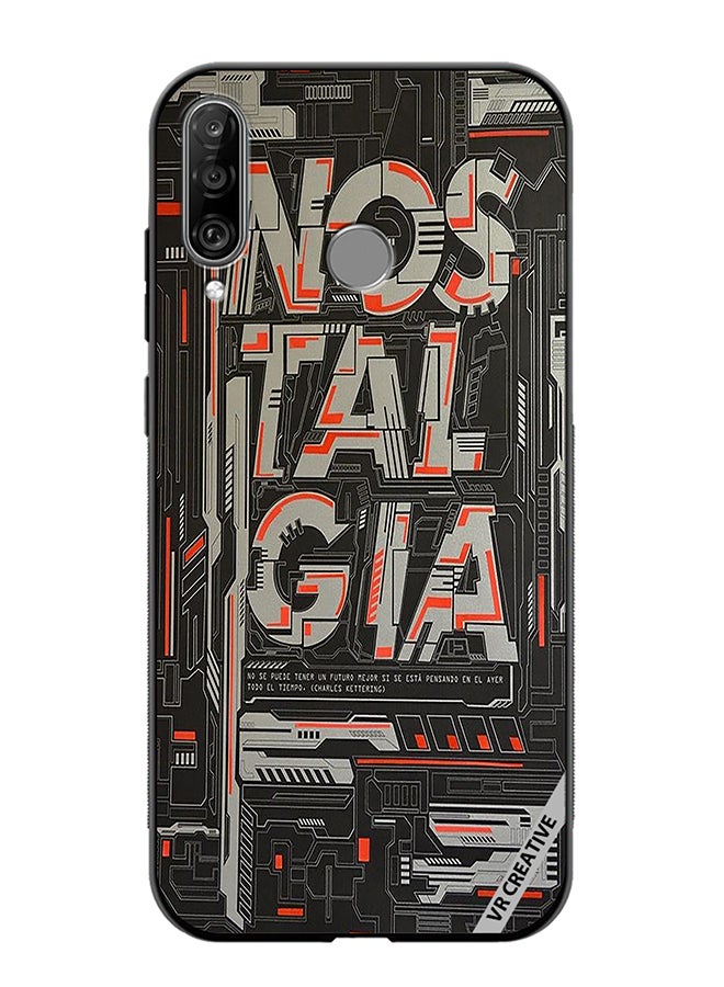 VR CREATIVE Protective Case Cover For Huawei P30 Lite Nostalgia Design Multicolour - Image 1