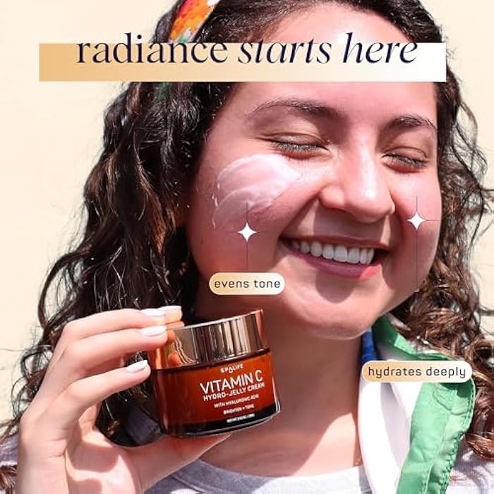 SpaLife Beauty Vitamin C Hydro - Jelly Moisturizing Face Cream With Hyaluronic Acid - Image 4