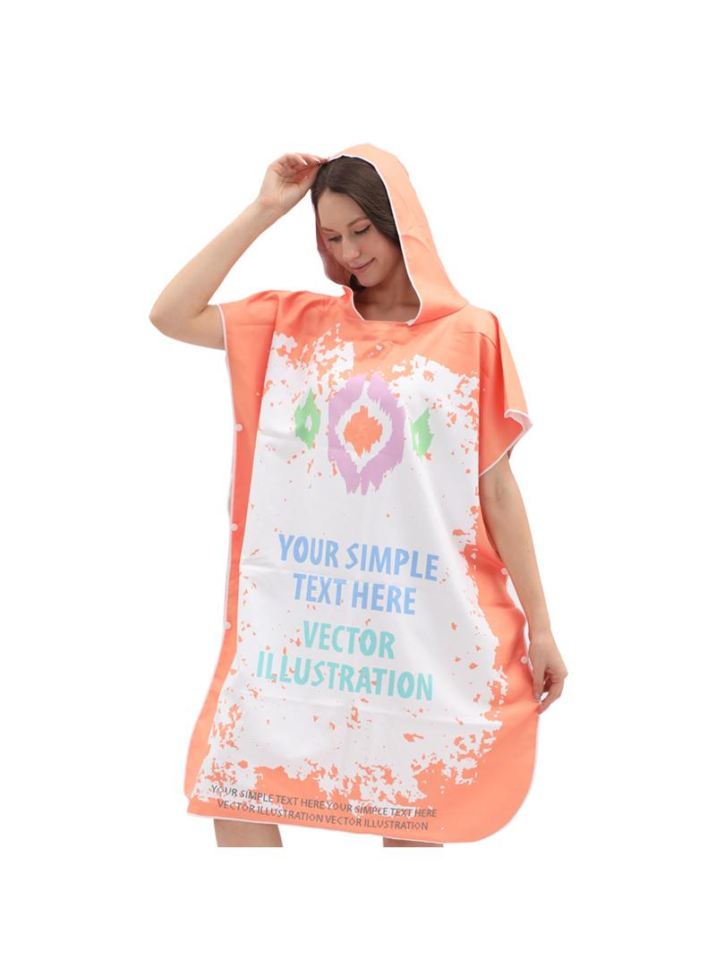 general 80*100*35cm Quick Dry Cape Cape Easy Change Bathrobe - Image 1
