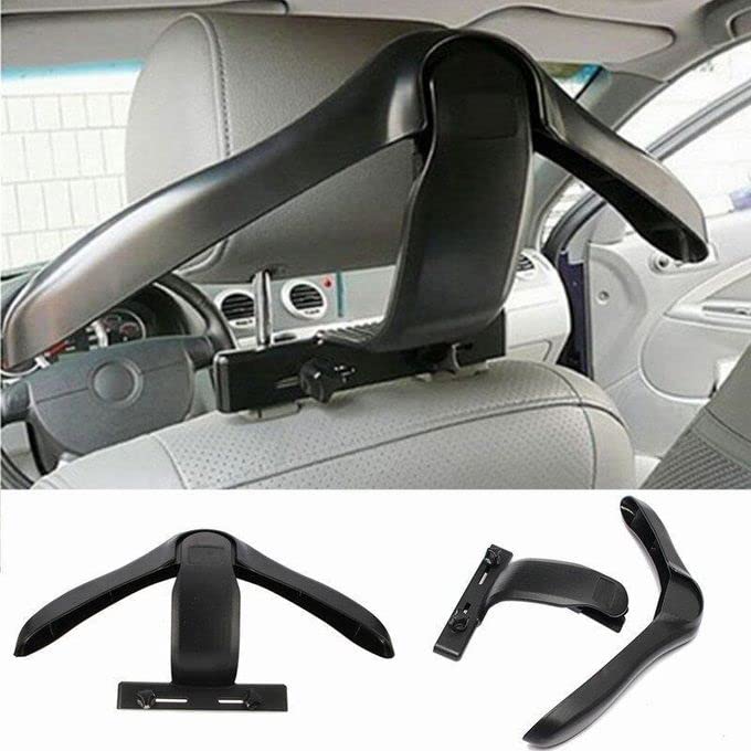 FYCAN Car Seat Hook Hanger Headrest Coat Hanger Clothes Suits Holder Car Back Seat Soft Headrest Clothes Hanger Fit for Household Suit Jacket Vehicle - Image 2