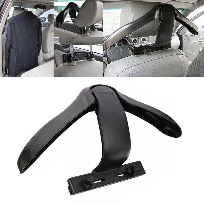 FYCAN Car Seat Hook Hanger Headrest Coat Hanger Clothes Suits Holder Car Back Seat Soft Headrest Clothes Hanger Fit for Household Suit Jacket Vehicle - Image 1