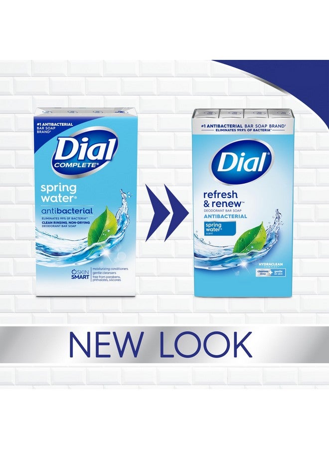 Dial Antibacterial Bar Soap Spring Water 32 Bars 8 Count (Pack Of 4) - Image 3