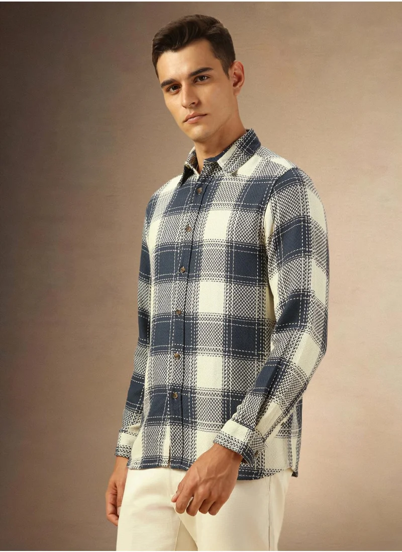 دينيس لينغو Navy Shirt For Men For Men