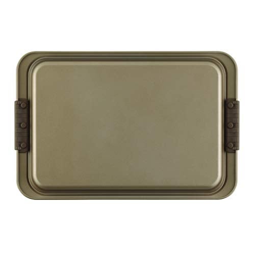 Anolon Bronze Nonstick Baking Sheet / Cookie Sheet / Cookie Pan with grips - 10 Inch x 15 Inch, Brown - Image 3