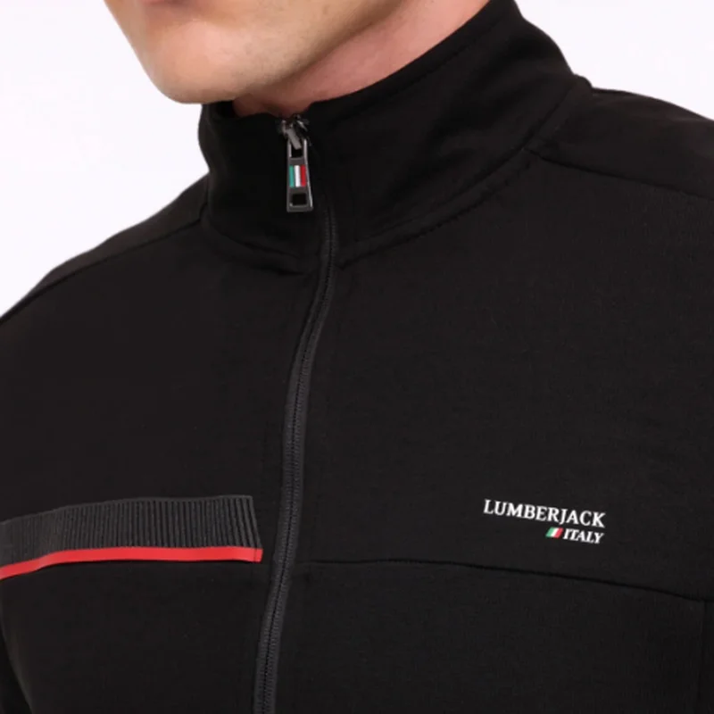 LUMBERJACK 4WML Renato 18ITL1013 4pr Men's Tracksuit Top Black