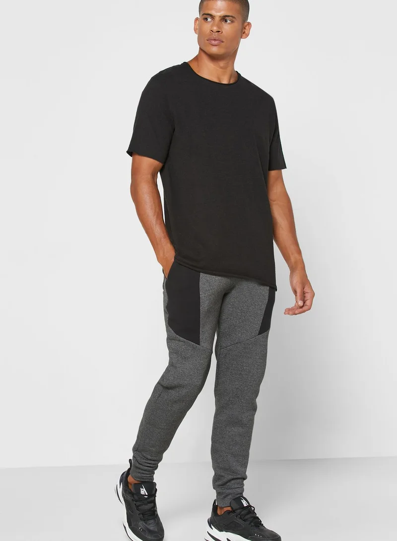 Seventy Five Colourblock Paneled Joggers