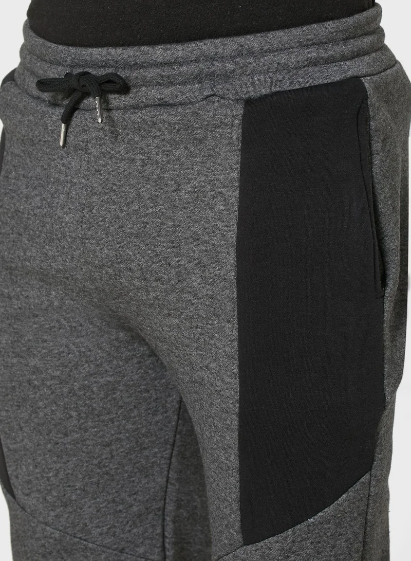 Seventy Five Colourblock Paneled Joggers