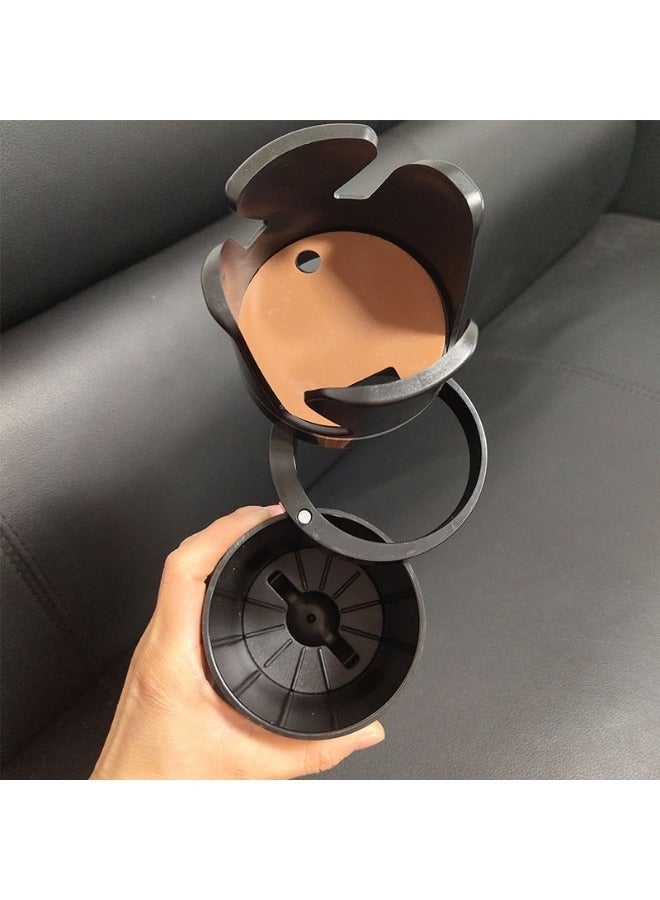 Multifunctional Car Cup Holder, Adjustable Vehicle-Mounted Water Cup Drink Holder, Dual Cup Organizer, 360° Rotatable Cup Body, Suitable for Many Different Cars' Cup Holders - Image 4