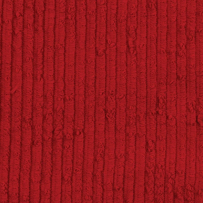 MUkitchen Ridged Texture Cotton Dishcloth, 12 by 12 Inches, Ruby - Image 3