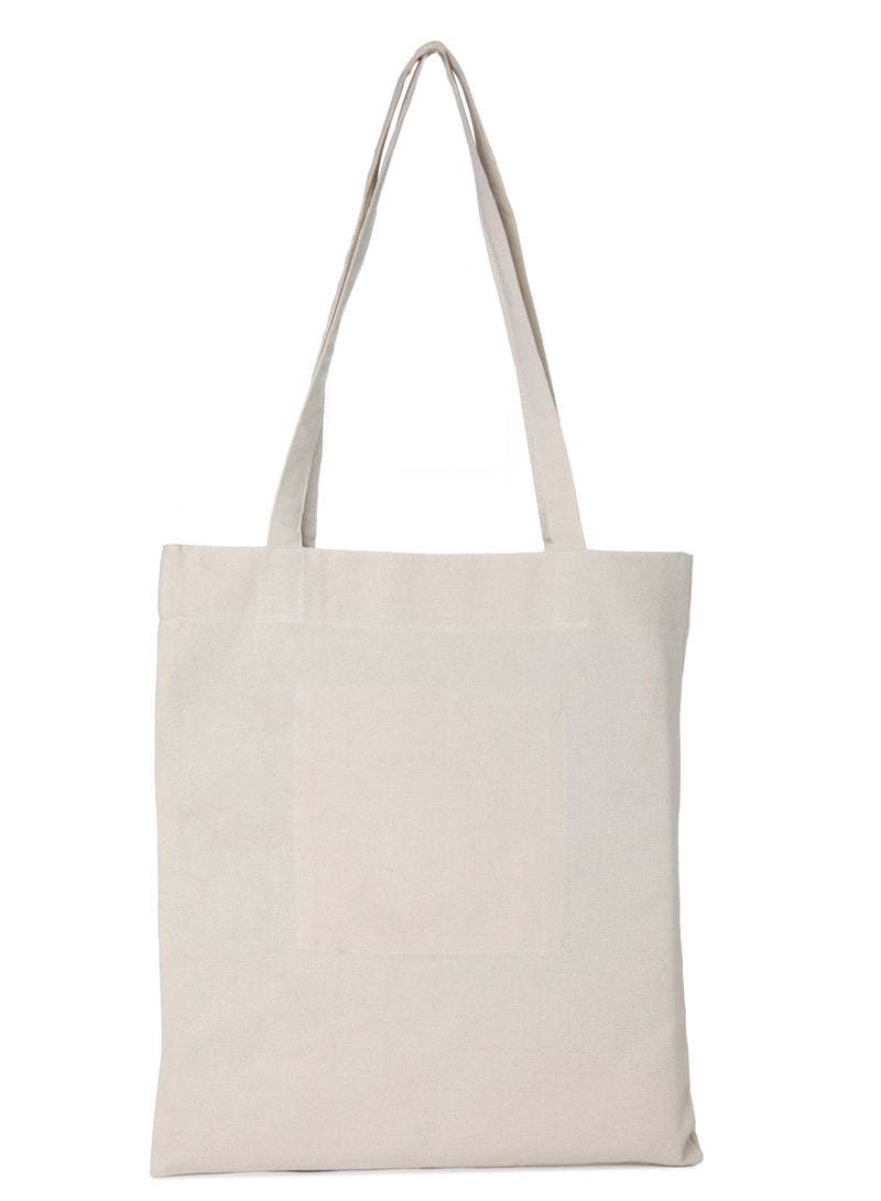 Tote Bag off White Canvas Cotton /40*35cm  - Image 2