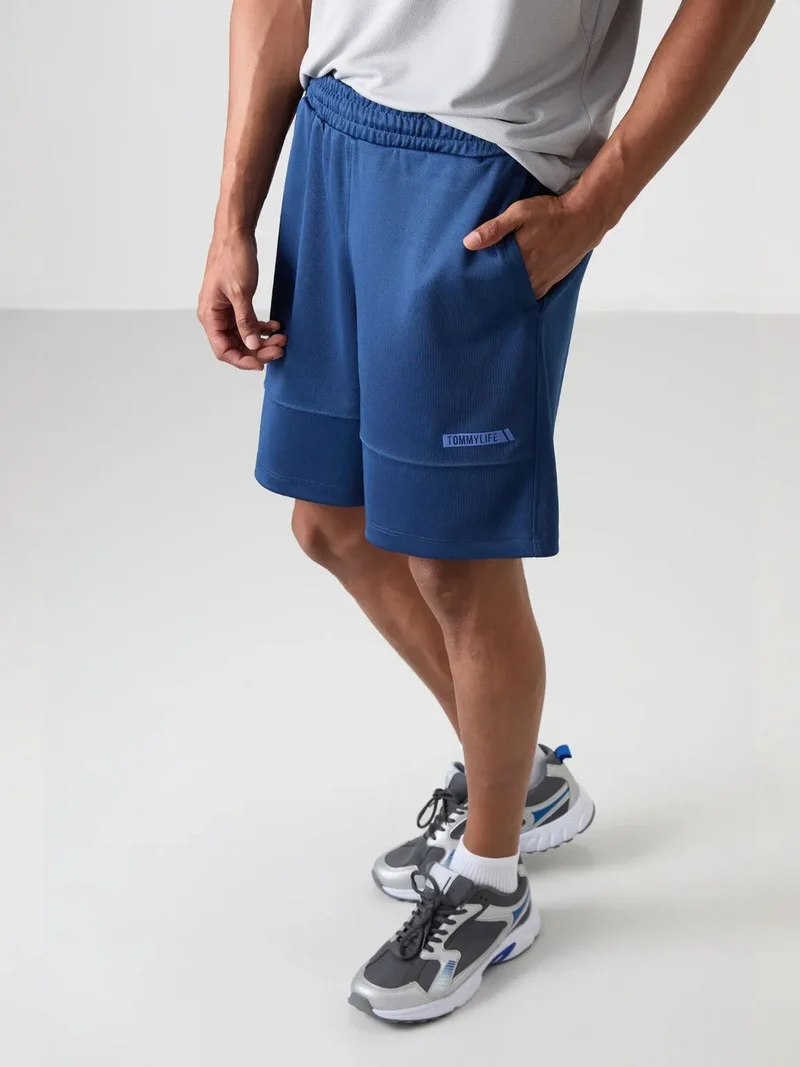 تومي لايف TOMMY Men's Solid Sweat Shorts