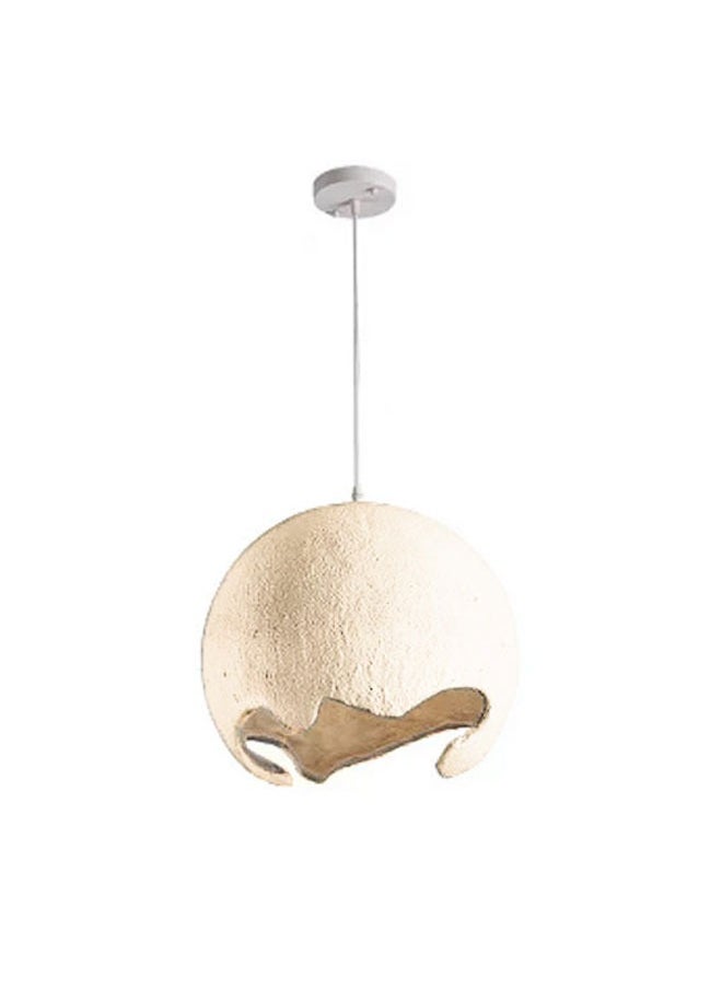 ٍSiera Light Camara fiberglass pendant lighting in light yellow size 40 cm 7831 
