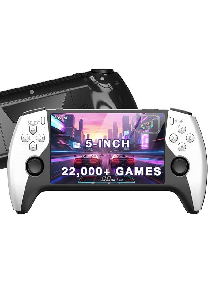 Handheld Retro Gaming Console, 5-Inch IPS Display, 22000+ Classic Games with 15+ Emulators, TV Connection Support, Long-Lasting 3000mAh Battery - Image 1