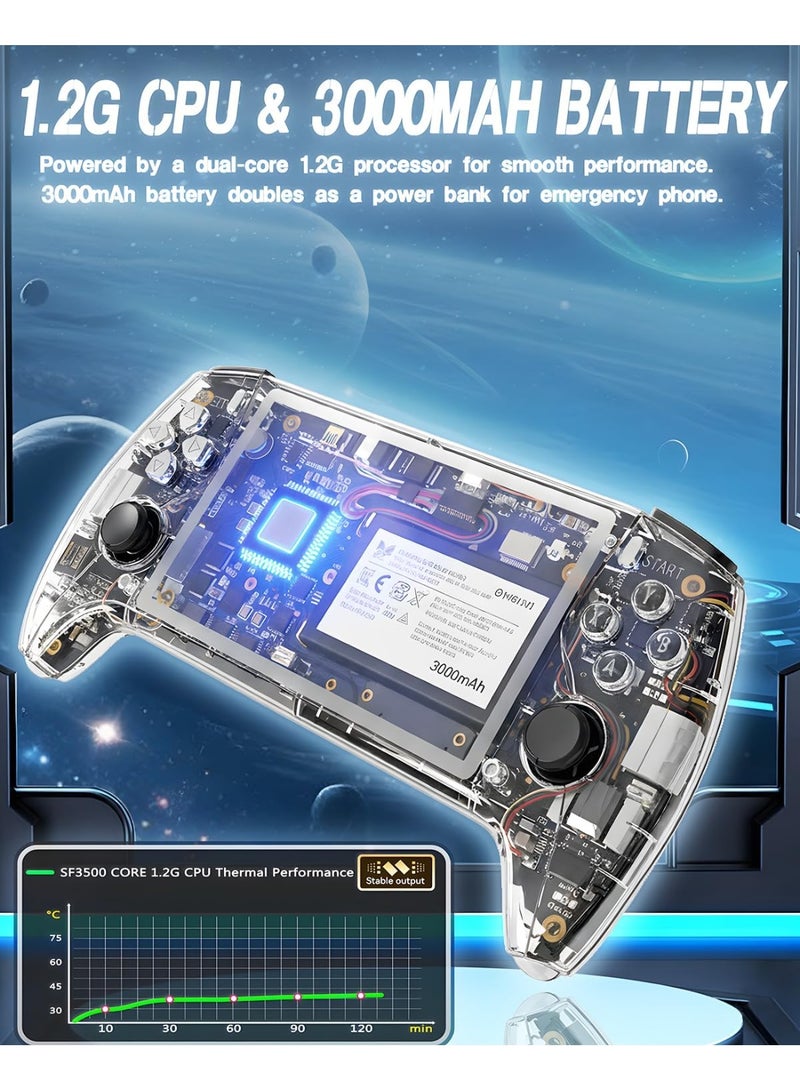 Handheld Retro Gaming Console, 5-Inch IPS Display, 22000+ Classic Games with 15+ Emulators, TV Connection Support, Long-Lasting 3000mAh Battery - Image 5