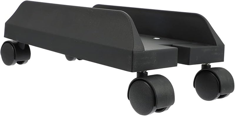Adjustable CPU Stand with Wheels Sturdy Iron Desktop Computer Tower Holder for Home Office Mobility - Image 2