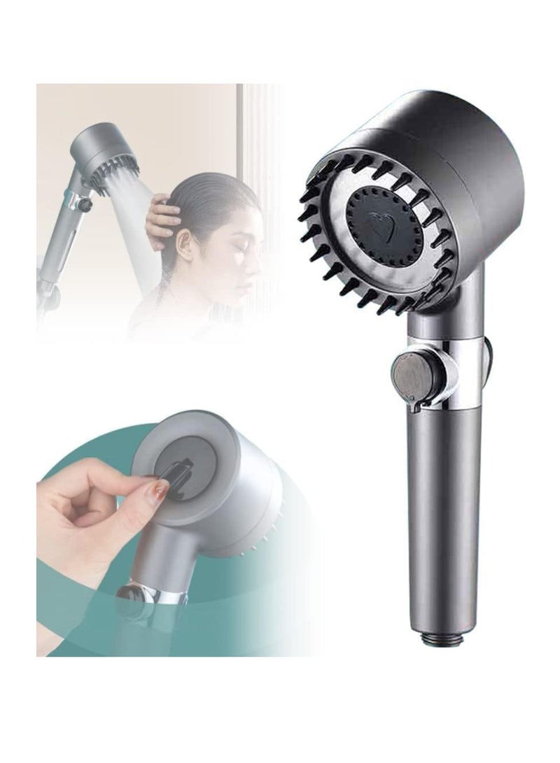 DIGI CORE Shower Filter Shower Head - High Pressure Bathroom Accessories Set To Remove Chlorine And Impurities Massages Scalp To Anti Hairfall And Dry Skin With Shower Hose And Shower Holder 3 Modes - Image 1