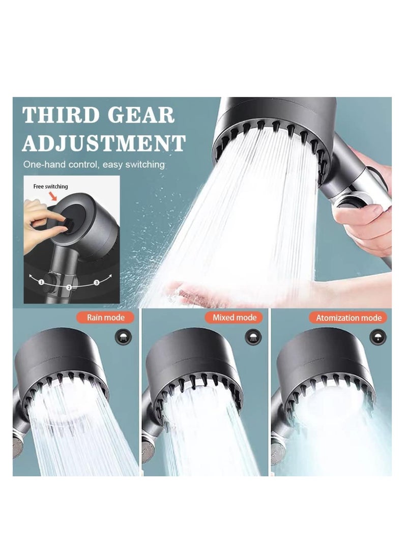 DIGI CORE Shower Filter Shower Head - High Pressure Bathroom Accessories Set To Remove Chlorine And Impurities Massages Scalp To Anti Hairfall And Dry Skin With Shower Hose And Shower Holder 3 Modes - Image 4