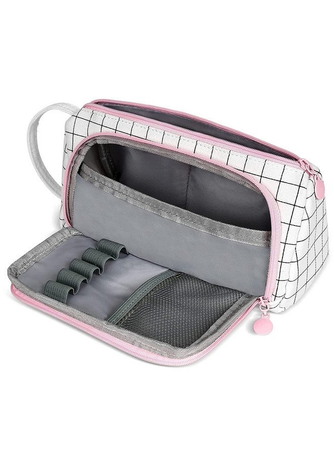 Handcuffs Pencil Pouch for Boys & Girls | Large | Stationary Organizer | Pen Case | School | Kids | College | Students | Gifts (Pink) - Image 1