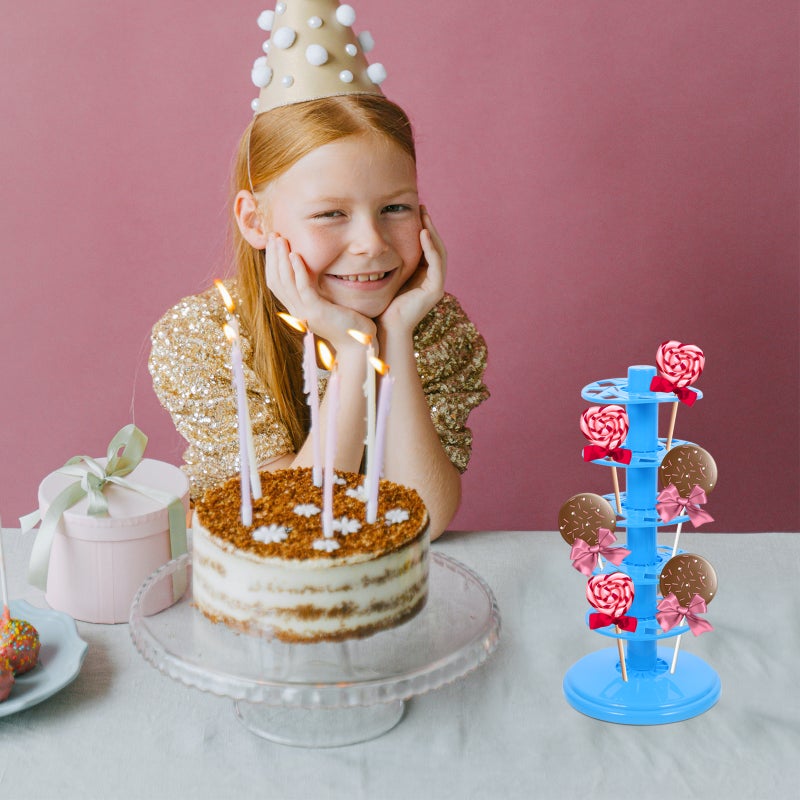 2Pcs Tiered Lollipop Stand Decorative Lollipop Stand Lollipop Show Base (5 Layers) - Image 4