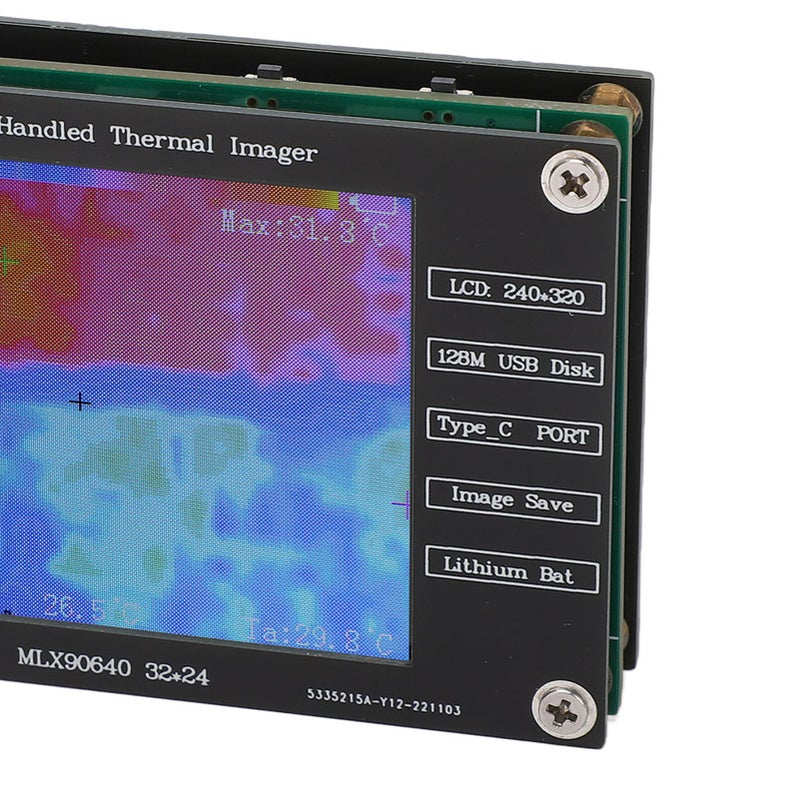 Thermal Imager Infrared Camera Digital Handheld Portable Multifunctional 2.8in LCD Screen - Image 5