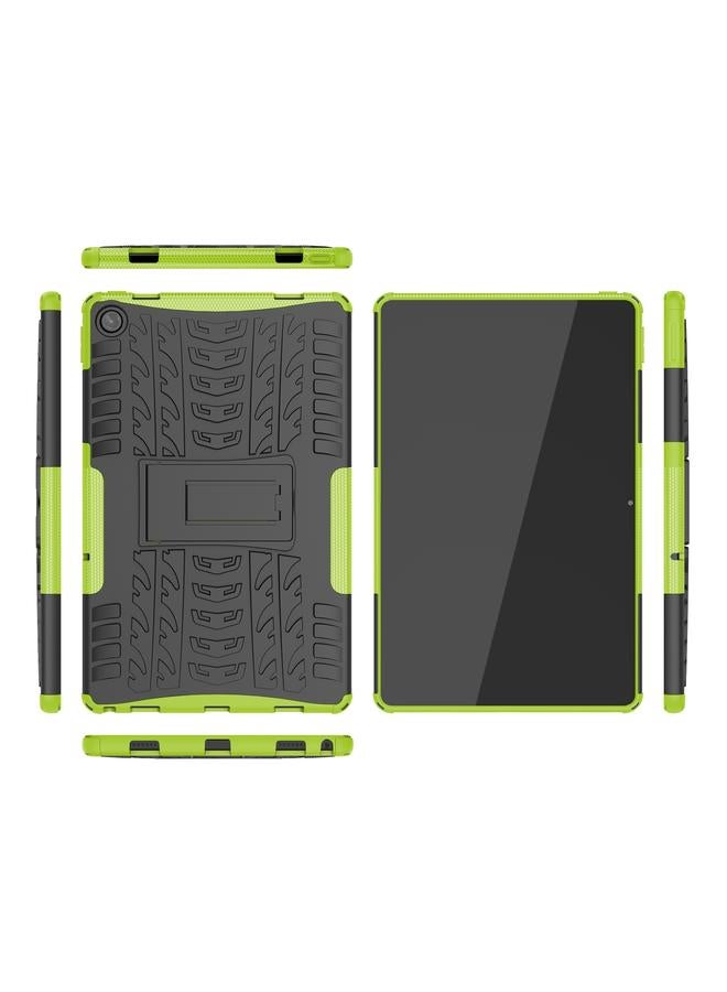 اس-توب جراب لجهاز Lenovo Tab M10 Plus 10.6 الجيل الثالث 2022، جراب مقاوم للصدمات مصنوع من مادة TPU+PC مع حامل - Image 4