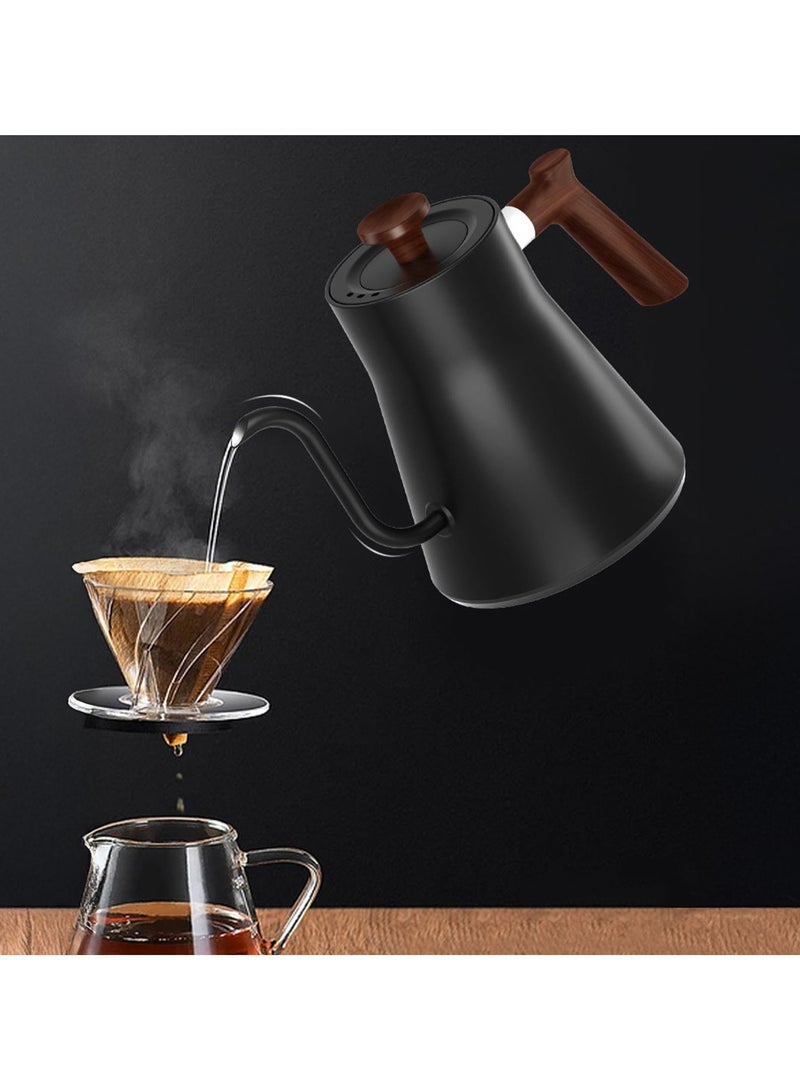 Coffee electric dripping kettle 900ml black  - Image 3