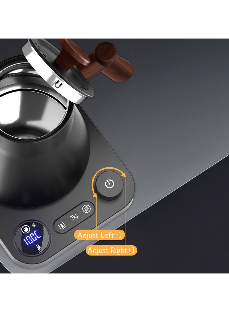 Coffee electric dripping kettle 900ml black  - Image 4
