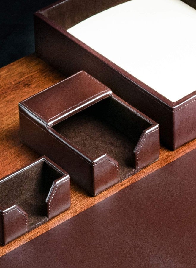 Dacasso Dark Brown Bonded Leather Memo Holder, 4-Inch by 6-Inch - Image 5