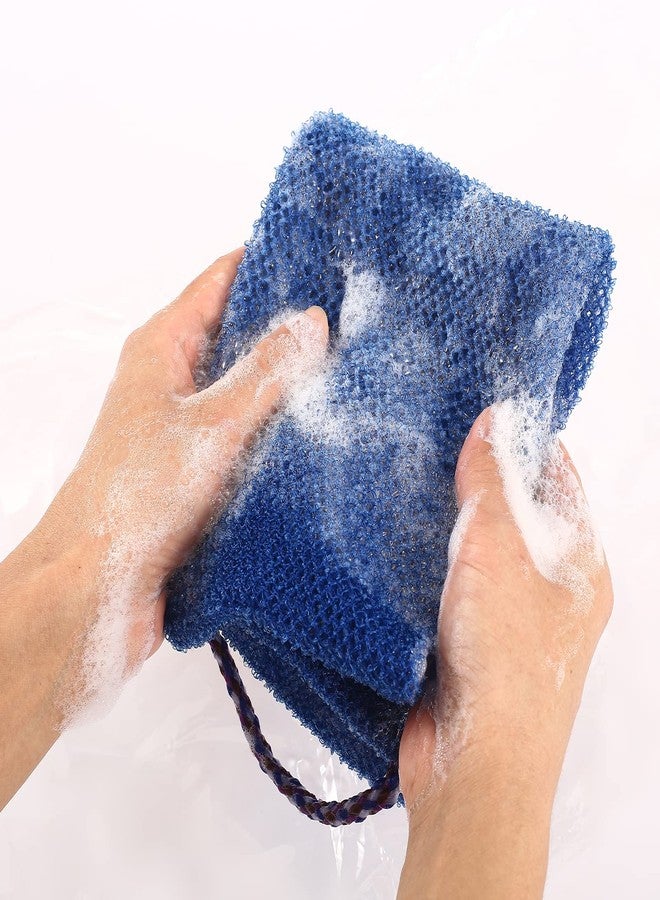 QCWN 3 PCS African Exfoliating Net,African Net Sponge,Exfoliating Body Scrubber Back Scrubber for Shower,Exfoliating Washcloth African Net Bath Sponge Exfoliating Net for Men Women Daily Shower Bathing - Image 5