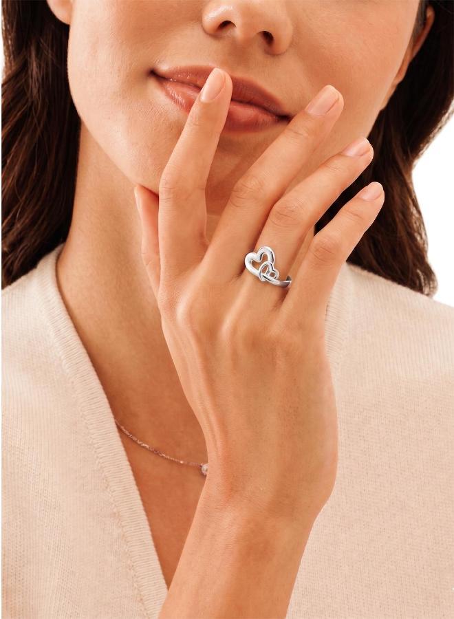 GUESS Embraced Hearts Ring - Image 2