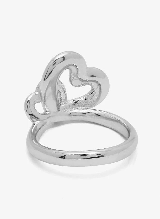 GUESS  Embraced Hearts Ring for Women | Best Price UAE